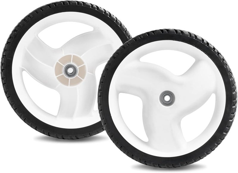 Sutmorly 105-1816 Lawn Mower Rear Wheels Fits for Toro 105-1816-A Stens 205-268, Recycler Plastic Rear Wheel 12" 20012 20016 20019, 2 pack - Image 4